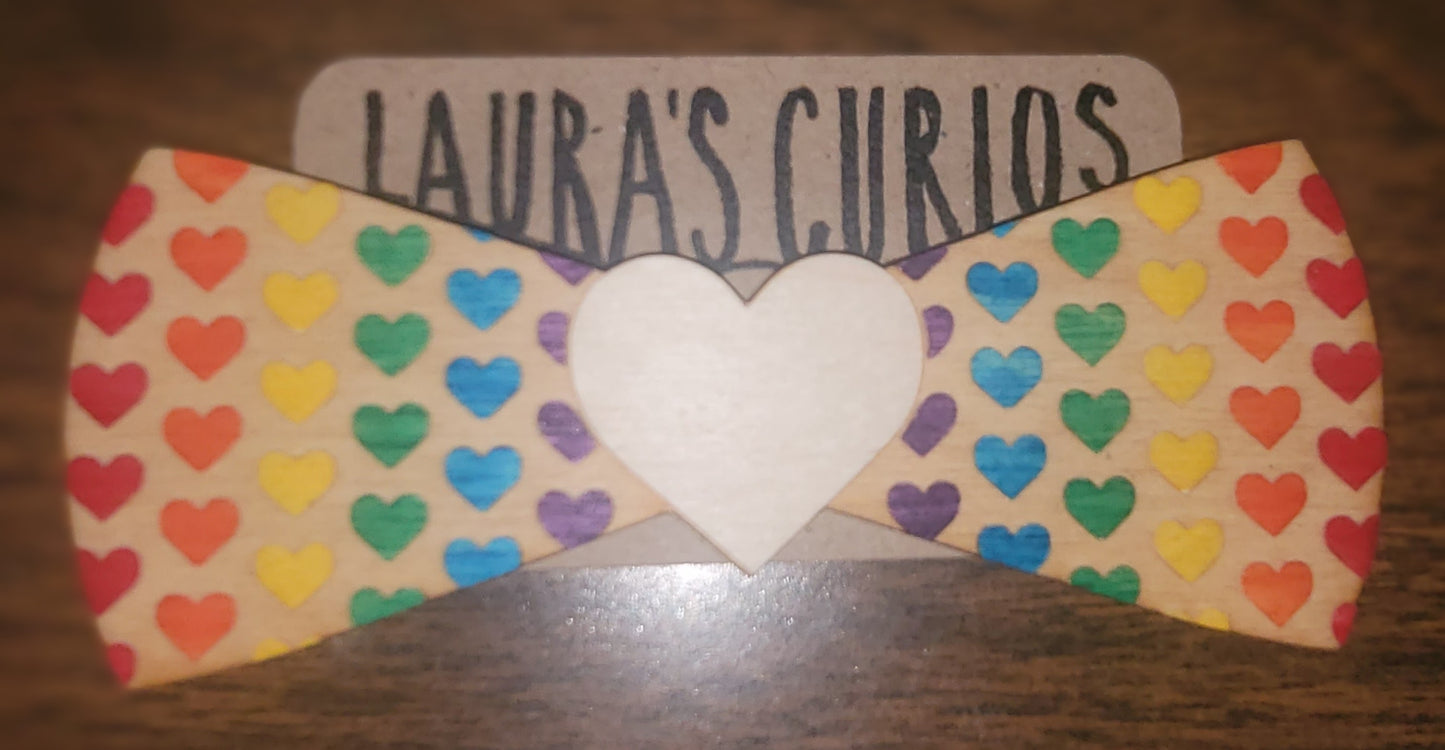 Heart Pride Bow Tie