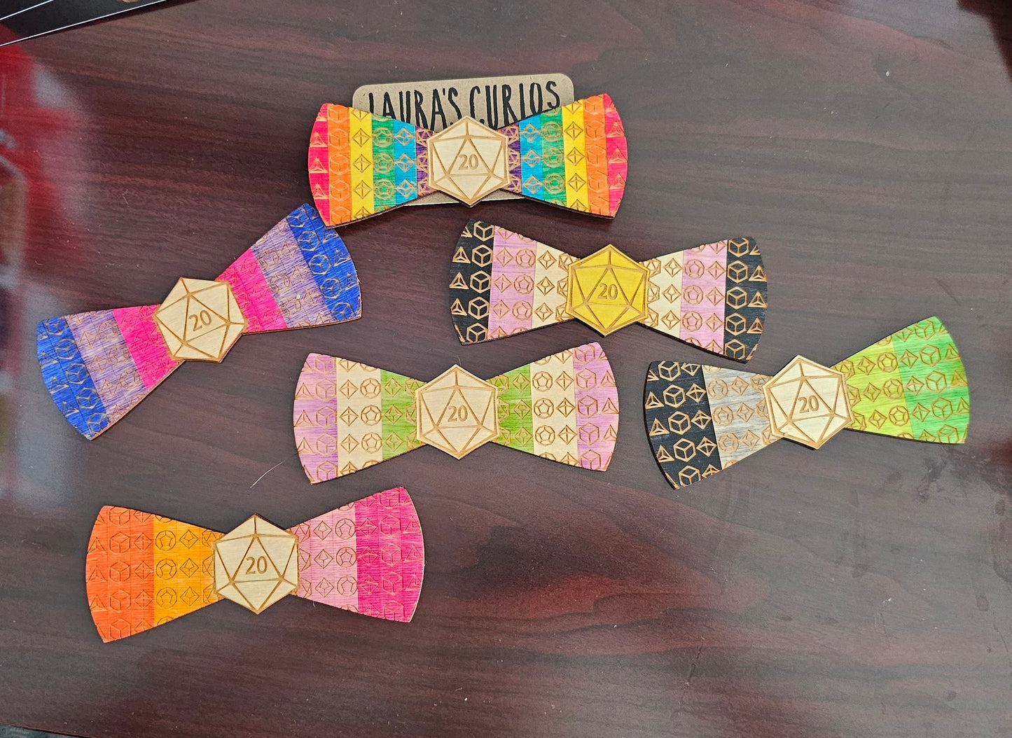 Pride Dice Magnetic Bowtie