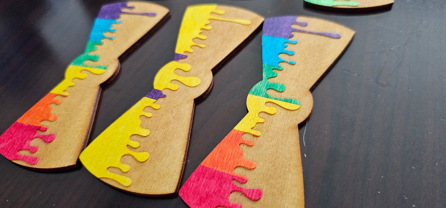 Dripping with Pride Wooden Bowtie