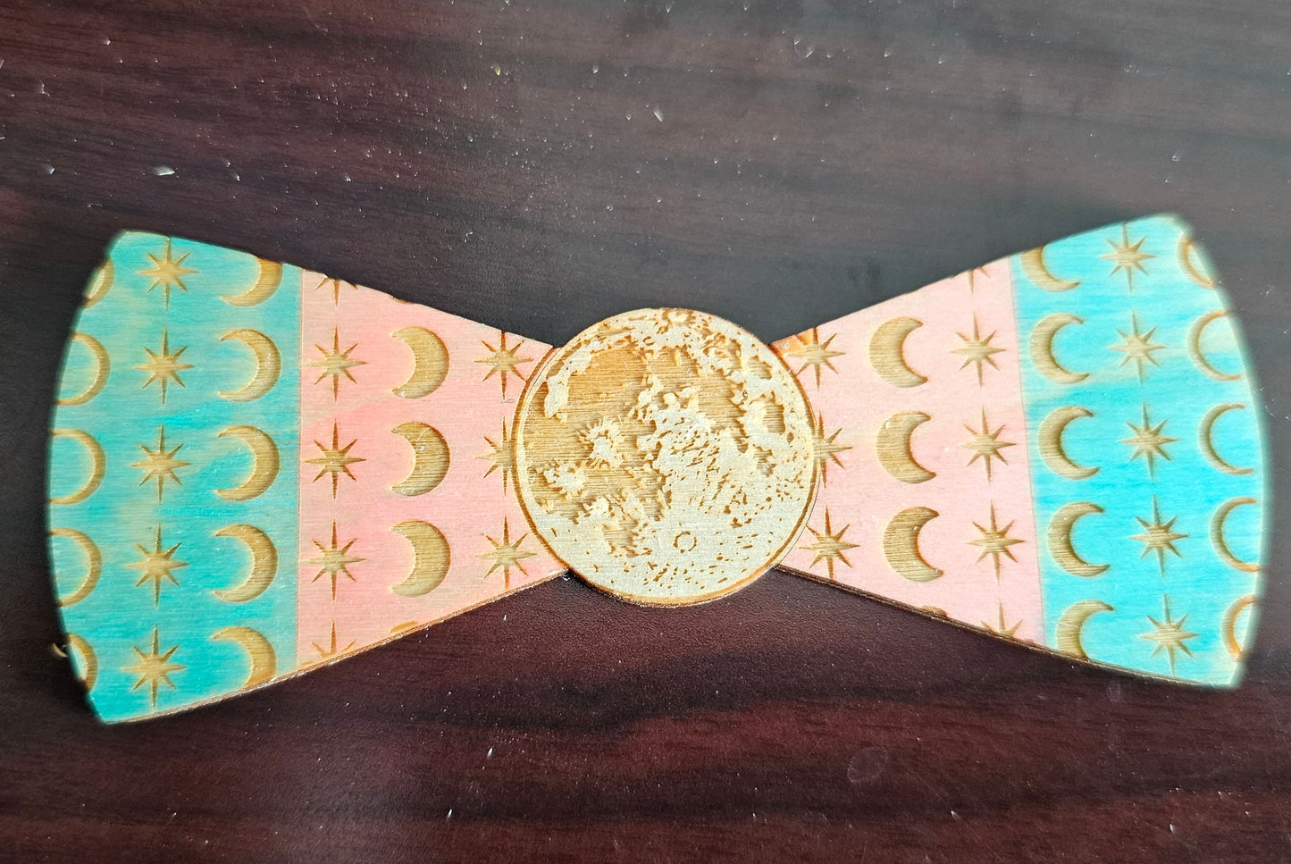 Celestial Wooden Bowtie